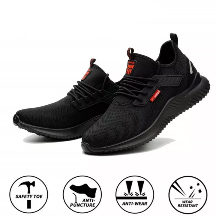 High Quality Indestructible Safety Shoes Men Work Sneakers Light Security Boots Men Puncture-Proof work Boots Steel Toe Shoes