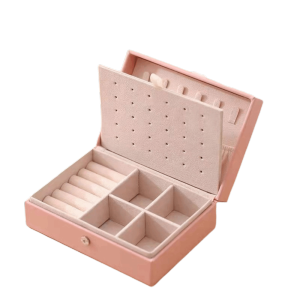 DEGRAD PU Leather Jewelry Boxes Large Capacity Portable Necklace Ring Earrings Organizer New Multi-function Jewelry Display Case Women