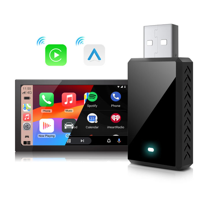 Kit CarPlay Sans Fil Pour Audi A4/A5/A6/A7/Q5/Q7 2014-2022 - Compatible MIB/MMI 3G Plus - Plug & Play Avec Commande Vocale