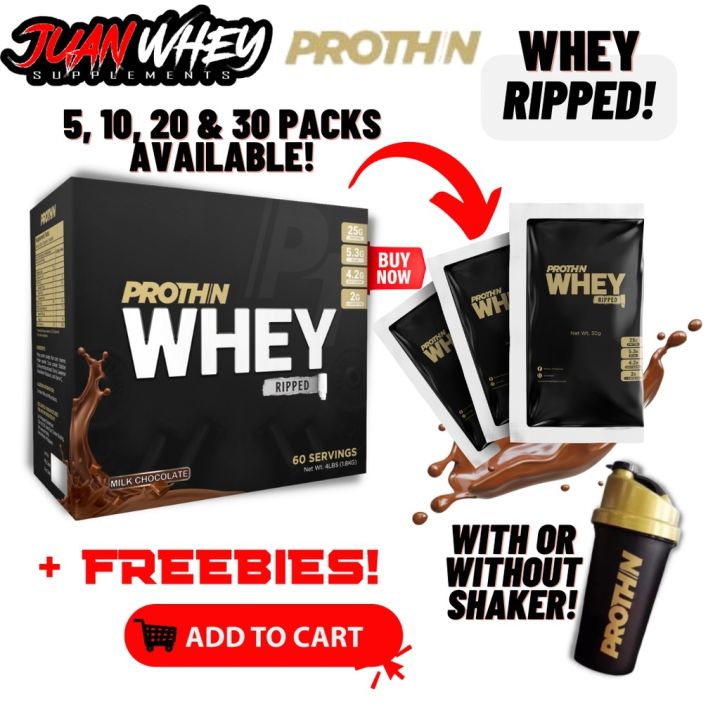 PROTHIN WHEY RIPPED - 30 SACHETS 20 SACHETS 10 SACHETS | Lazada PH