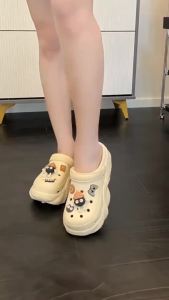 WomenS Thick-Soled Clogs For Summer 2025 Non-Slip Eva Cartoon Outdoor Beach Sandals In Stock