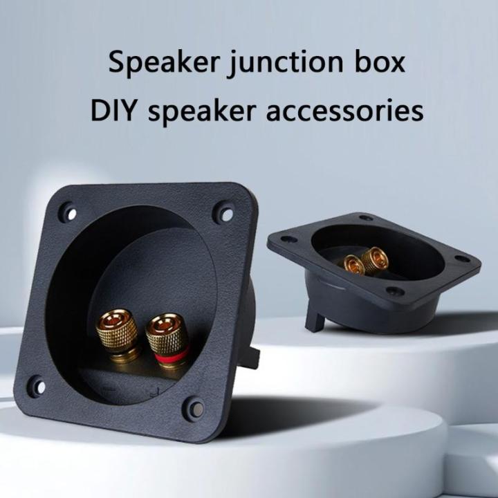 Heavy Duty Speaker Connection Box Featuring Two Binding Posts Gold ...