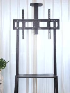 Universal TV stand movable floor standing rotary cart all-in-one machine mobile TV rack with wheel hanger