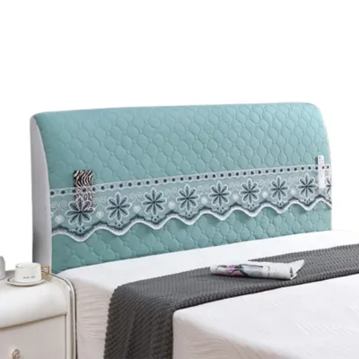 CHENJIE Elastic Anti-Collision Bed Head Cover Detachable All-inclusive Bedside Protector Cover Universal Thickened Headboard Cover Home Room Decor