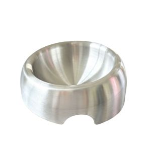 FLITY5 Non-Slip Elevated Cat Bowl 304 Stainless Steel Easy to Clean Tilted Pet Feeder Thicken Raised Pet Feeding Dish For Cats