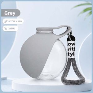 PETWELL Pet Portable Water Bottle Easy Drinking Bowl Design 285ML Convenient for Walk Trip Suitable