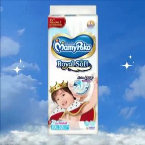 MamyPoko Royal Soft Tape Diaper XXL 32pcs – Japan Quality Soft & Leak Protection
