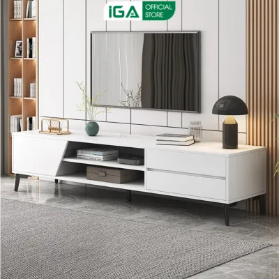 Kệ tivi để sàn cao cấp gỗ mdf phủ melamin thương hiệu IGA - Gp324