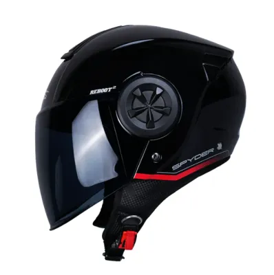 Spyder Reboot 2 S0 V2 Half Face Single Visor Helmet (with Clear VIsor)