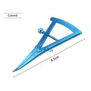 GREATLH Eyelid Calipers Castroviejo Caliper Screw adjustment styles Caliper 0mm-20mm