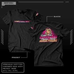 KAOS DISTRO KALAU ADA GADIS PIRANG NGAPAIN HARUS JANDA PIRANG COTTON COMBED 24S