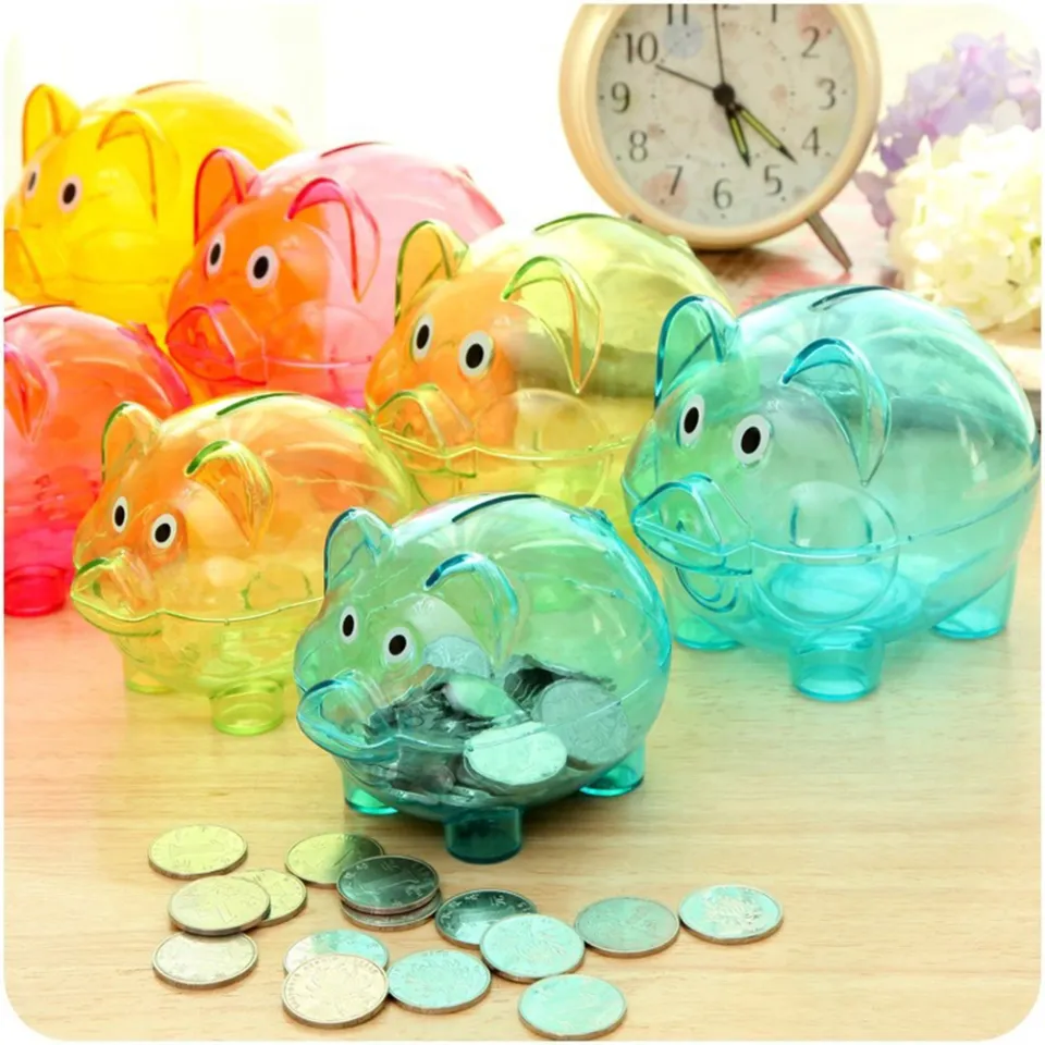 Alkansya ipon Challenge 2021 Cute Plastic Piggy Bank Coin Money Cash  Collectible Saving Box Pig Gift Toys For Boys | Lazada Singapore