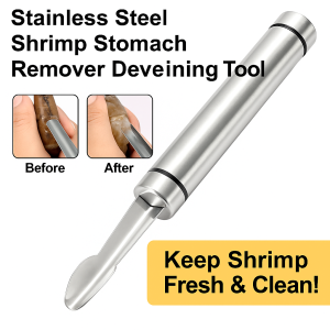 Stainless Steel Shrimp and Stomach Remover Safety Sharp Shrimp Knife Easy to Use Remove the Dragons Eye