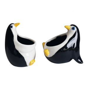 Handmade Mini Cartoon Ceramic Fleshy Pot Planter Gift Ceramic Planter Container for Indoor Garden Desk Decoration