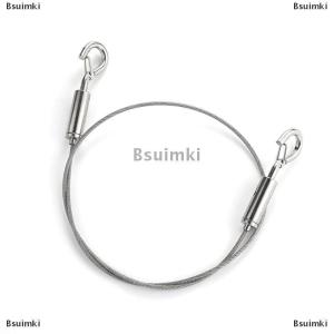 [COD] Bsuimki Adjustable Automatic Wire Rope Spring Hook Clothesline Hanging Solution System Suspension Code Stainless Steel Cable