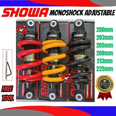Flashmotoe SHOWA Monoshock Adjustable 200mm 203 205mm 280mm 215mm 225mm Y16ZR Y15ZR LC135 V1-V8 VF3i RFS150 Rs150 RSX150