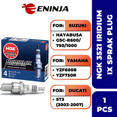 【100% ORIGINAL】 NGK CR9EIX 3521 Iridium IX Spark Plug For Suzuki/ Ducati/ Yamaha/ Kawasaki