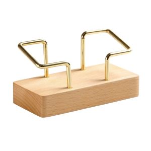 NEXTYOO Gỗ Người giữ danh thiếp Gỗ loại kết hợp Nhiều Phong Cách Giá đỡ thẻ tên Di động Giá đỡ thẻ để bàn Văn phòng