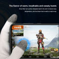 Xixo Store ｛Ready Stock｝2pcs Hand Cover Game Controller for PUBG Sweat Proof Non-Scratch Sensitive Touch Screen Gaming Finger Thumb Sleeve Gloves. 