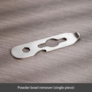 Bincoo ตะกร้ากาแฟแบบพกพาเครื่องแยกชามผงอุปกรณ์แคะเล็บแสตนเลสอุปกรณ์ชงกาแฟ