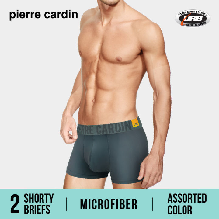 2 Pieces) Dri-Fit Microfiber Spandex Pierre Cardin Men's Trunk - PC4057-2S