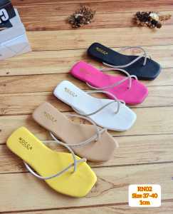 NEW ARRIVAL ABBUSHOES RN 02 flat shoes jeli import premium 1cm