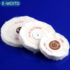 E-WOITD 3 4 5 6 7 8 bánh xe Buffing đánh bóng bánh xe bông Lint vải Buffing bánh xe vàng bạc trang sức gương đánh bóng bánh xe Flannelette