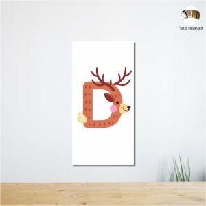 Hiasan Dinding Dekorasi Kamar Huruf Hewan Animal Anak Kids Wall Decor Aesthetic - HOME