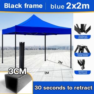 Outdoor Stall Tent Retractable folding tent Sunproof Waterproof Heavy Duty Tents for car adjustable height Canopies