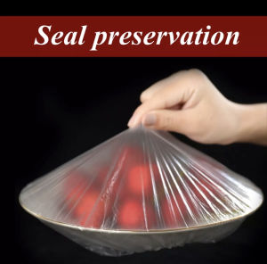 [SG SELLER]100Pcs Disposable Food Cover Plastic Wrap Elastic Food Lids For Fruit Bowls Cups Caps Storage Kitchen Fresh Keeping Saver Bag