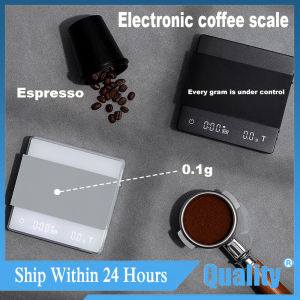 Intelligent mode Charging Electronic Coffee Scale Built-in Auto Timer Pour Over Espresso Smart Coffee Scale Kitchen Scales 2kg 0.1g