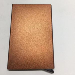 IFFINE Aluminum Alloy Credit Card Holder Anti-ic Automatic RFID Card Case Portable Anti-theft Wallet RFID Blocking Card Box Men