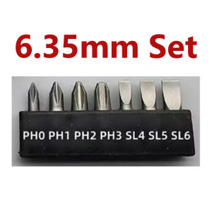 【COD+จัดส่งฟรี】ด้ามจับอะลูมินัมอัลลอยอย่างแม่นยำสำหรับก้าน1/4 "บิตไขควงขนาดเล็กสวมใส่สบายตัวยึด6.35มม. เครื่องมือเปิดซ่อมแบบมืออาชีพ + S2 หัวหกเหลี่ยมไขควง set