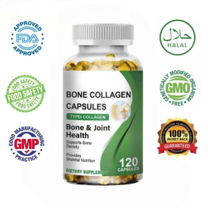Collagen Bone Capsules Formula with Calcium Magnesium for Strong Bones & Joints Boost