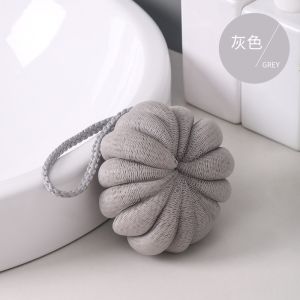Bath Ball Soft Large Household Bathroom Pumpkin Foaming Ball Flower Back Bathing Bath Daily Necessities