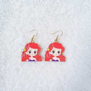✨JELLYDREAMSG✨ PREMIUM CHUNKY PRINCESS DROP EARRING EARRINGS EARSTUD MERMAID CUTE CARTOON FASHION ACCESSORIES