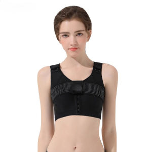 Women Body Shaper Bra Binder Medical Compression Fixed Prosthesis Breast Augmentation Surgery Chest Support Shaping Underwear