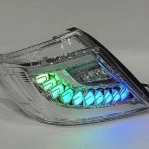PERODUA BEZZA V4 RGB VISION DRAGON SCALE DESIGN TAIL LAMP LIGHT BAR RUNNING LED JDM ALBINO SMOKE