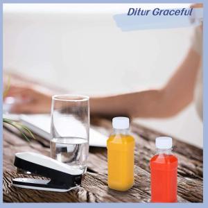 Ditur 10 20Pcs 100ml Clear Refillable Empty Bottles Plastic Leakproof Portable Juice Water Drink Containers Beverage Bottles