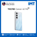Tecno Camon 40 Pro 5G Smartphone | MediaTek Dimensity 7300 Ultimate | 6.78" AMOLED Display | IP68/69. 
