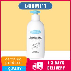 100% Effective  Infant eczema moisturizing 2-in-1 Infant and toddler 2-in-1 shower gel shampoo Baby Milk Extract 2 in 1 Shampoo Body Wash Botanical Extracts Soft Smooth Moisturizing Shower Gel Ekstrak Susu Bayi 2 dalam 1 Syampu Pencuci Badan 婴儿牛奶二合一洗发水沐浴露