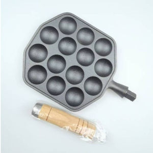 Cetakan Takoyaki 14 Lubang Anti Lengket