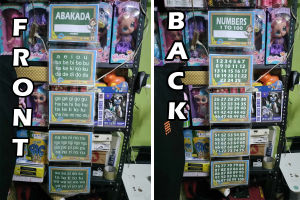 ABAKADA AND NUMBERS LAMINATED CHART