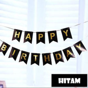 Bayar Di Tempat - Banner Happy Birthday / Bendera Ulang Tahun / Dekorasi Ulang Tahun