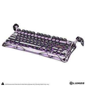Gravastar Mercury V75 Pro 75% Hall Effect Magnetic Switch Gaming Keyboard - Iron Purple