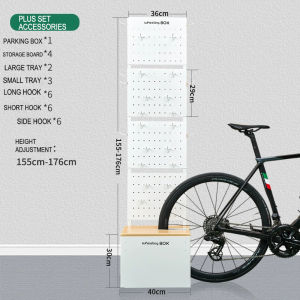 wheeling BOX Bicycle Parking Rack Vertical Fixed Indoor Road Bike Mountain Bike Parking Box