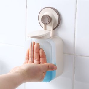 HandSoap Dispenser with Plastic Suction Cup / Dispenser Sabun Cuci Tangan Cair