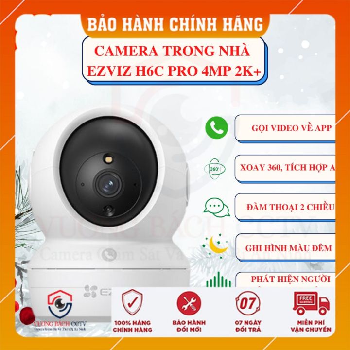 Camera WIFI Ezviz cao cấp trong nhà, Ezviz H6C PRO tích hợp tính năng ...