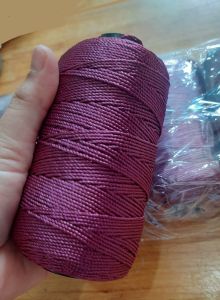 เชือกเอ็นนิ่ม ขนาดเส้น 1.5 มิล ใช้ถักโครเชต์ งาน DIY ต่างๆ สีสวย