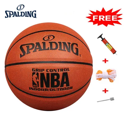 Spalding 74-604Y NBA Basketball Size 7 Basketball Leather Material Ball Basketball Rubber Leather Sports